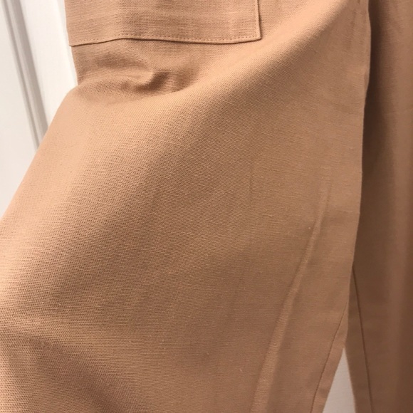Utility jumpsuit tan Khaki with belt new - Picture 4 of 8